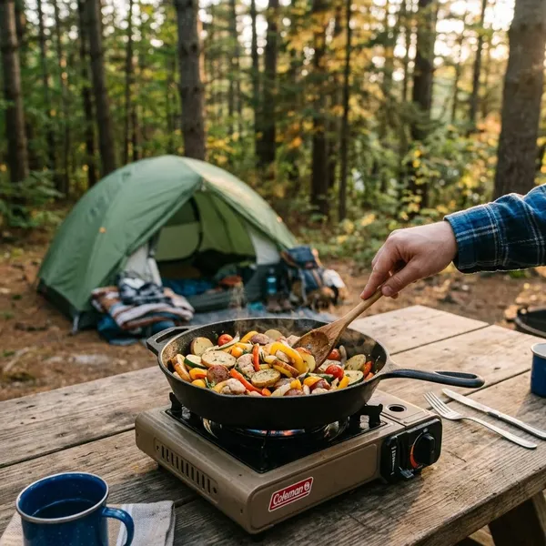 Makkelijke 1 pans gerechten camping