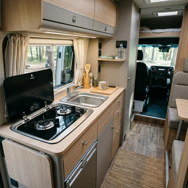 Wanneer een 2 pits inbouw gasstel in je camper past