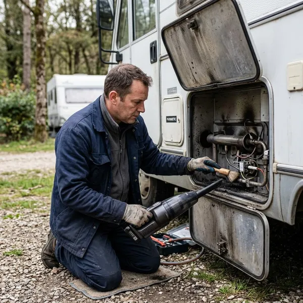 Stap voor stap de koelkastbrander reinigen