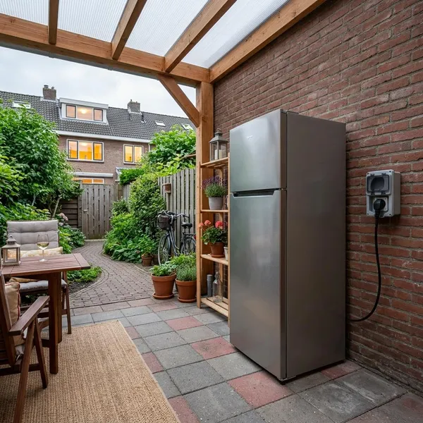 Waar je op let bij een buiten koelkast met vriesvak