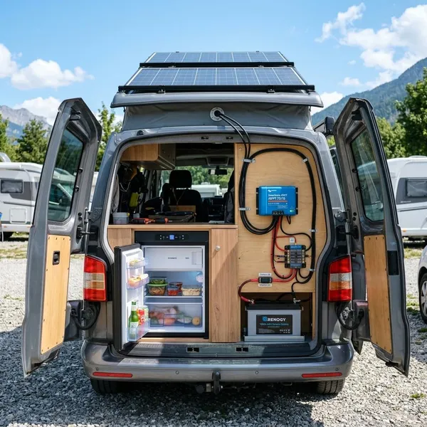 Zonnepaneel en accu voor een camper koelkast berekenen