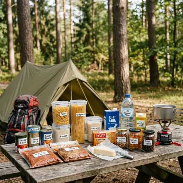 camping eten zonder koelkast