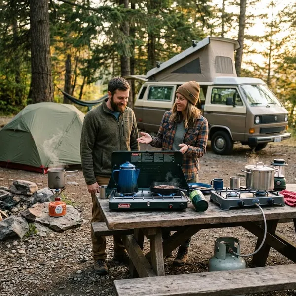 Waar je op let bij een camping gasstel op Bol