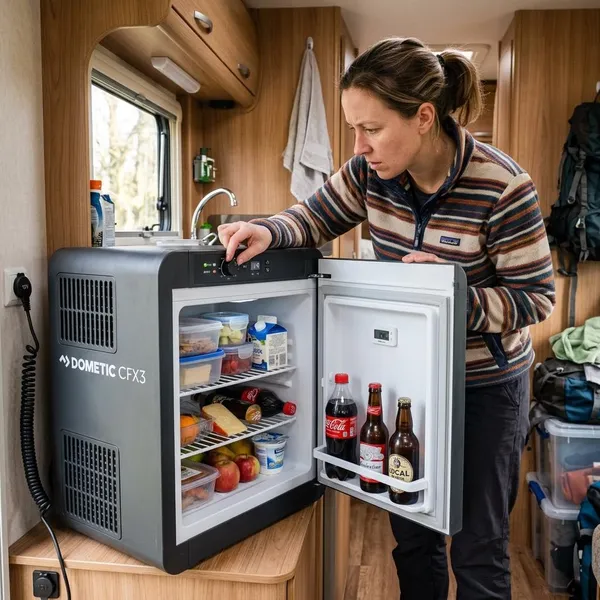 Camping koelkast koelt niet meer in het kort