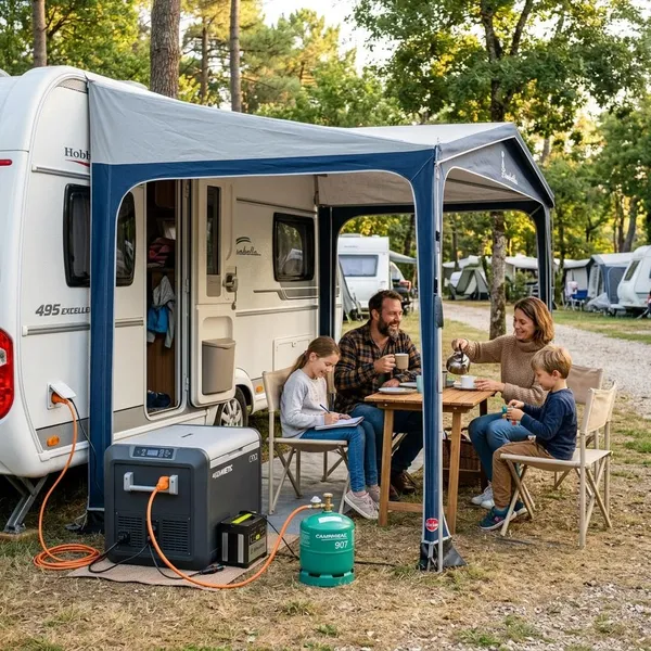 camping koelkast op gas en stroom