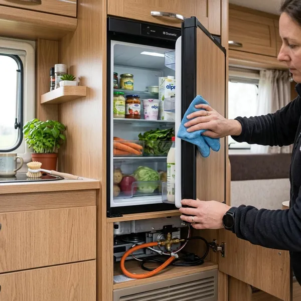 Is een camping koelkast op gas veilig