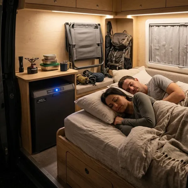 Welke stille camping koelkast past bij jouw kampeerplek