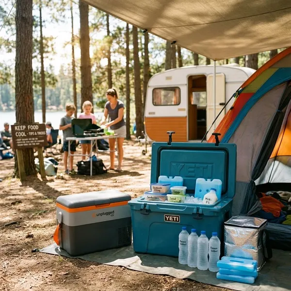 De beste manieren om zonder stroom te koelen op de camping