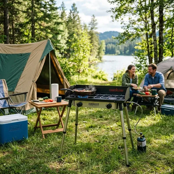 camping kooktoestel op poten