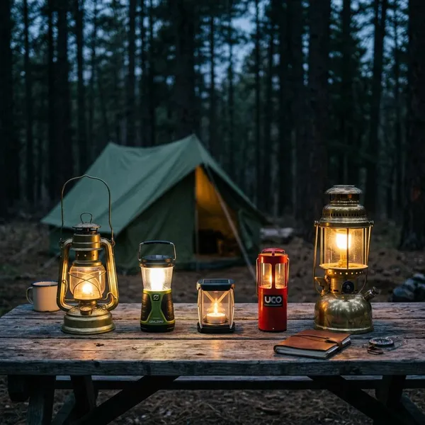 camping lamp zonder stroom