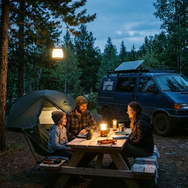 Welke soorten campinglampen zonder stroom zijn er