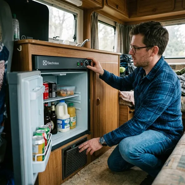 Electrolux camping koelkast op gas gebruiken