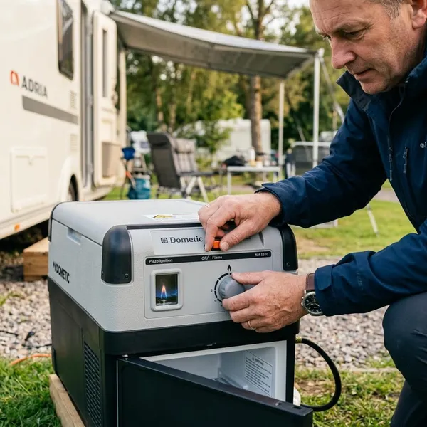 gas koelkast camping