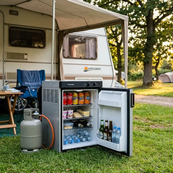 hoe werkt een camping koelkast