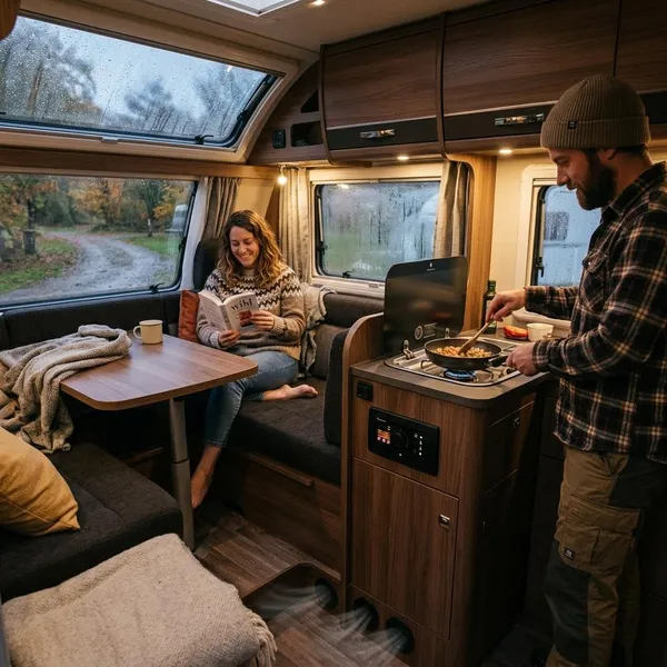 hoe werkt Truma kachel camper