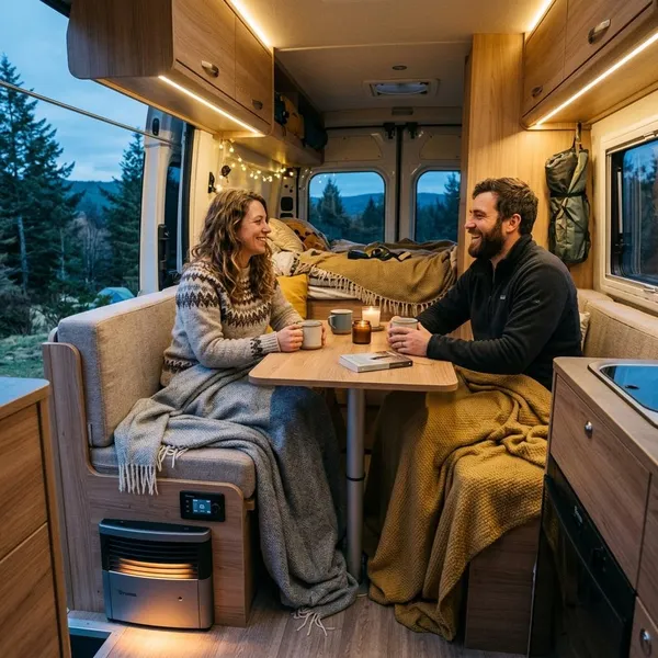 Truma kachel bedienen in de camper