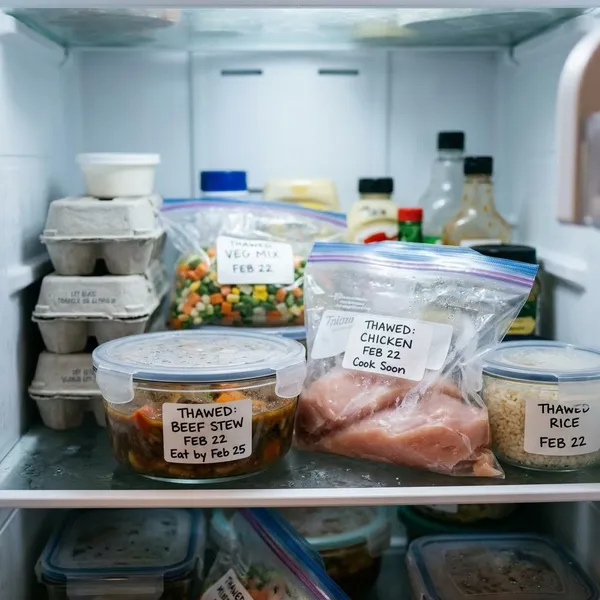 hoelang eten uit vriezer in koelkast bewaren