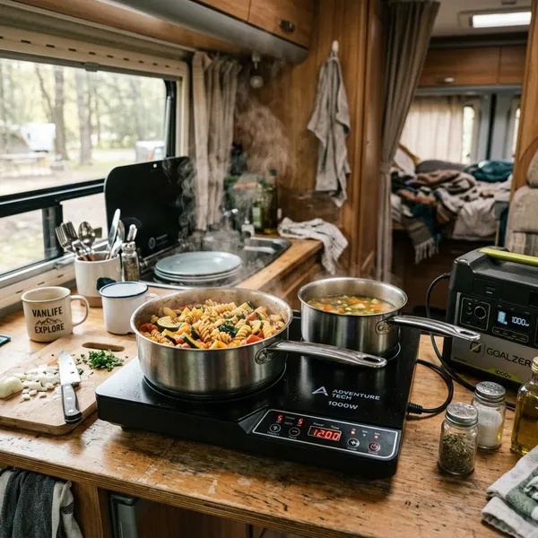 Hoeveel stroom vraagt 1000 watt op de camping