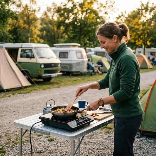 Waar let je op bij een inductie kookplaat voor camping