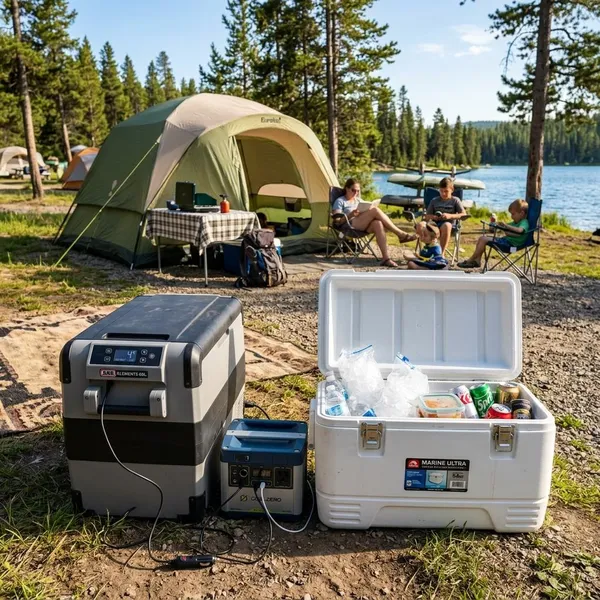 Belangrijkste verschillen op de camping
