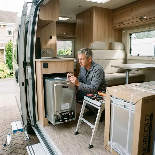 koelkast camper vervangen