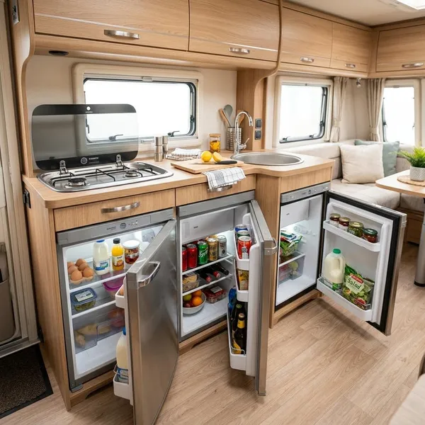 koelkast caravan