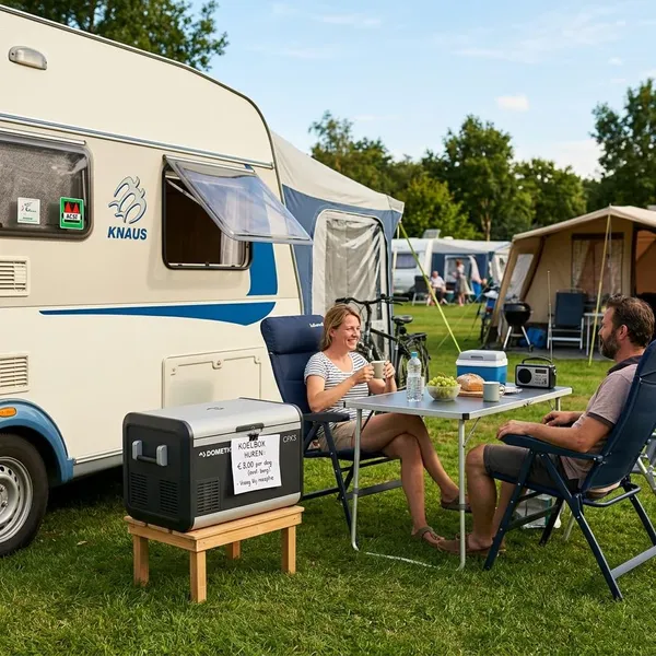 Wat kost een koelkast huren op de camping