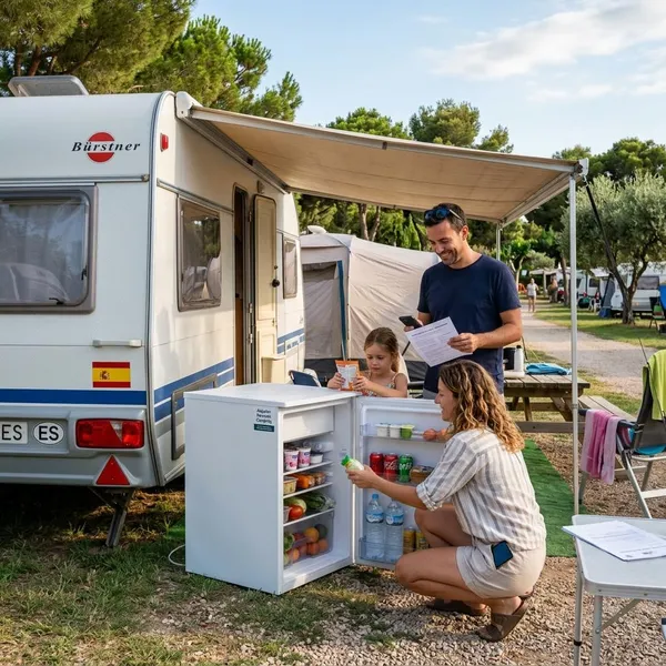 Wat kost een koelkast huren op de camping
