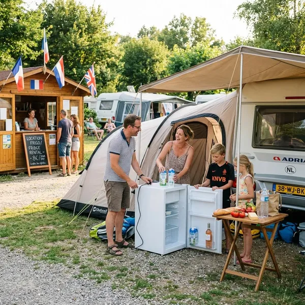 Wat kost een koelkast huren op de camping