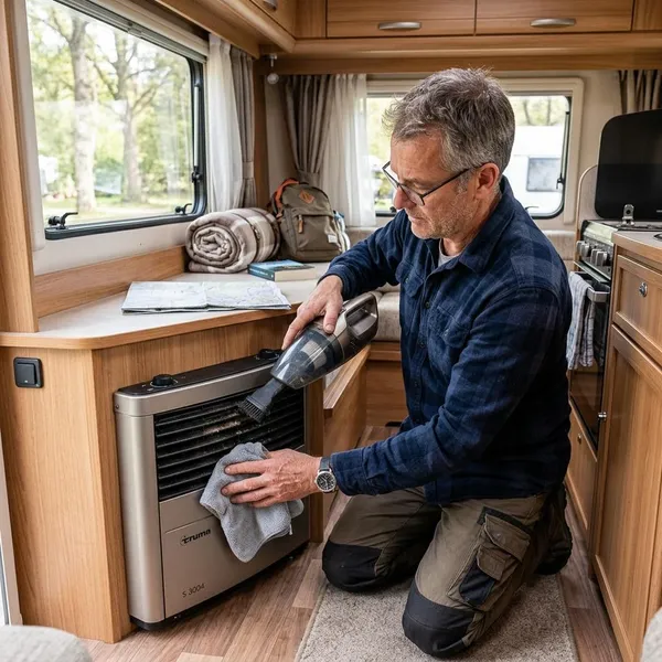 onderhoud Truma kachel camper