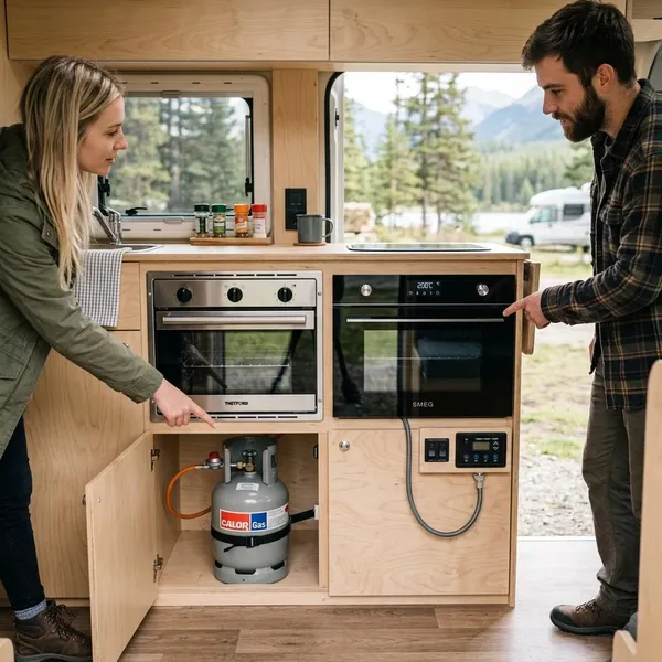 Welke soorten ovens kun je gebruiken in een camper