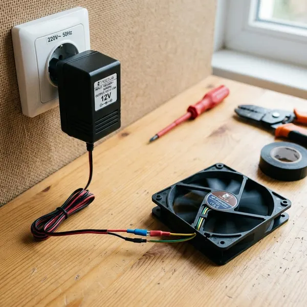 Meerdere pc ventilatoren op één adapter