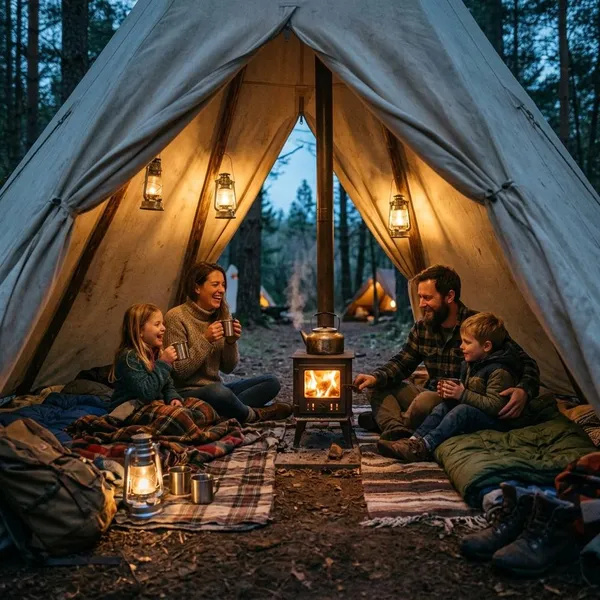 Voor wie is een tipi tent met kachel geschikt