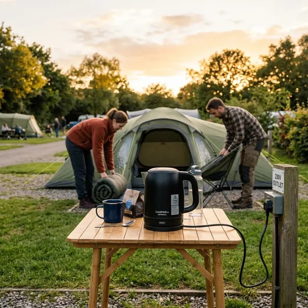 Waar let je op bij een waterkoker voor camping